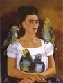 Ich und mein Papageien Feminismus Frida Kahlo